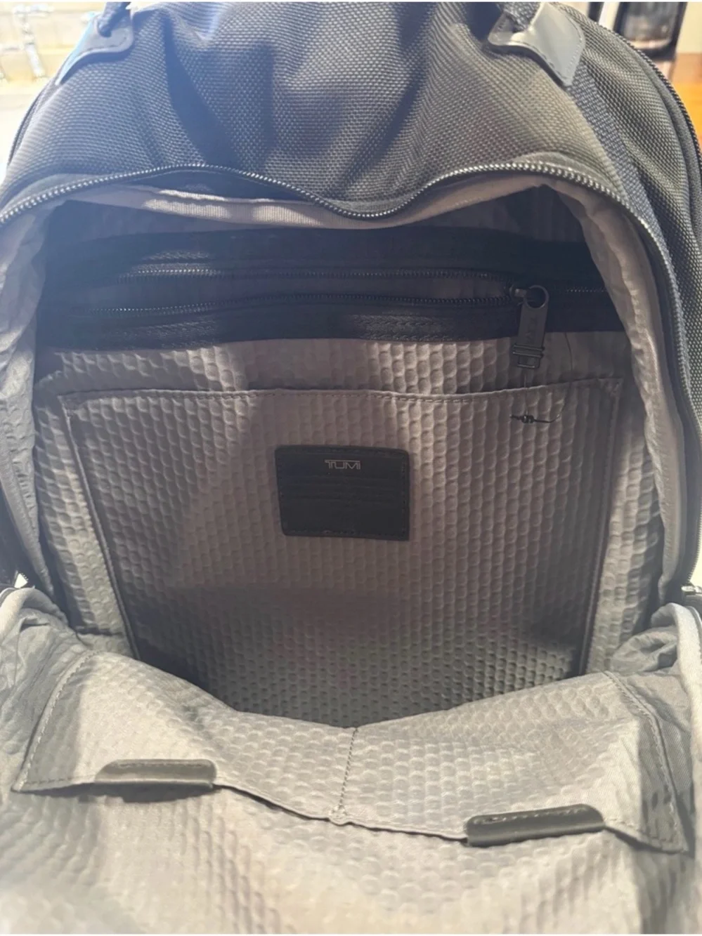 Tumi Alpha Bravo Search Backpack Black with Tan